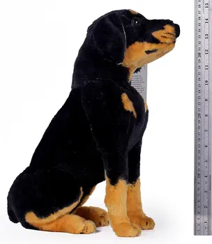 Rodolf į Rottweiler | 15 Colių Šuns iškamša Pliušinis Šuniukas| Lifelike Šuns Žaislas Namų Puošybai